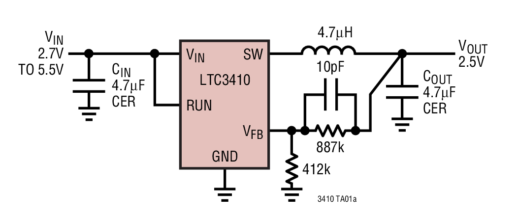 LTC3410Ӧͼһ